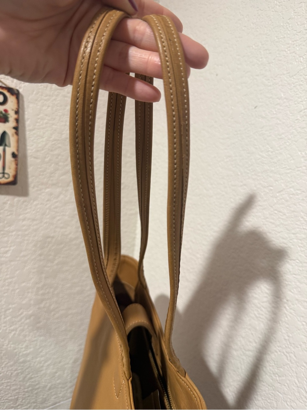 Coach 1999 vintage Leather Tote Bag in Tan - Picture 9 of 16